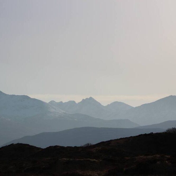 26 Views of the Cuillin from the road to Portree